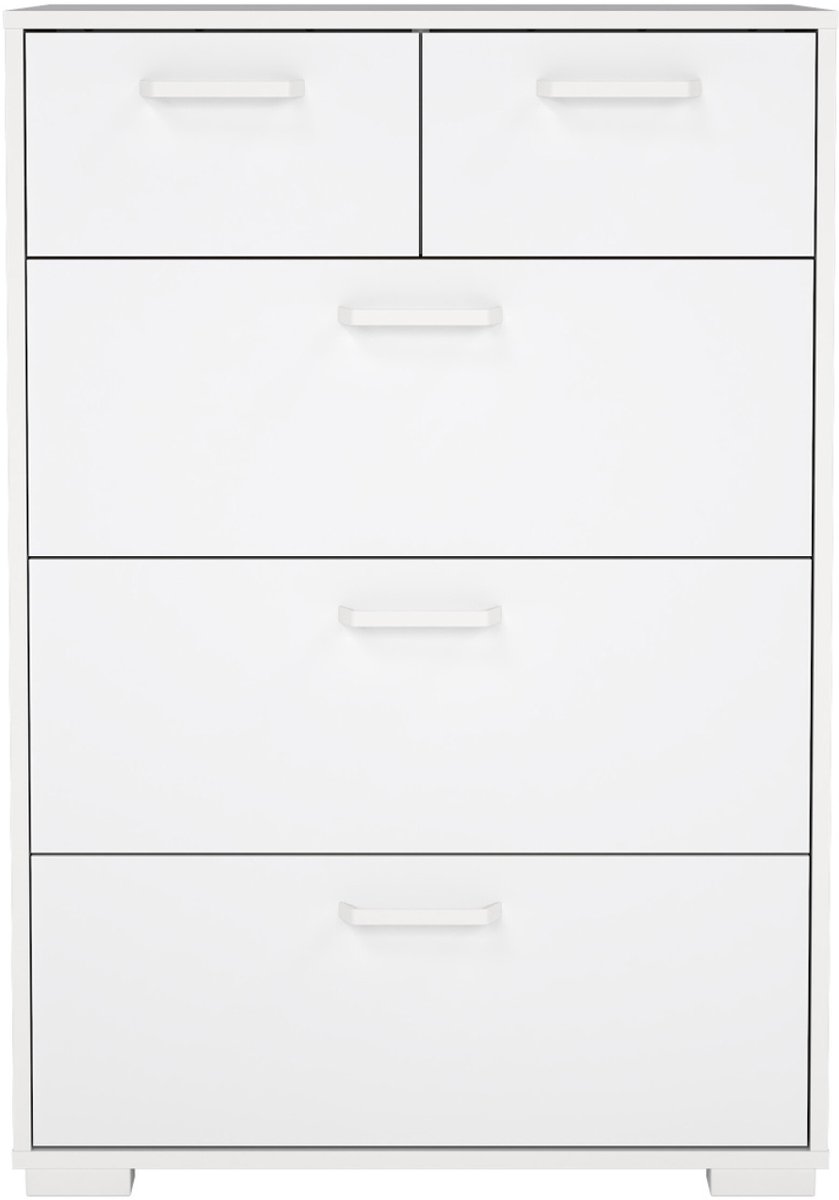 Giga Living Ladekast Sofia - Wit Hoogglans - 70x40x102cm