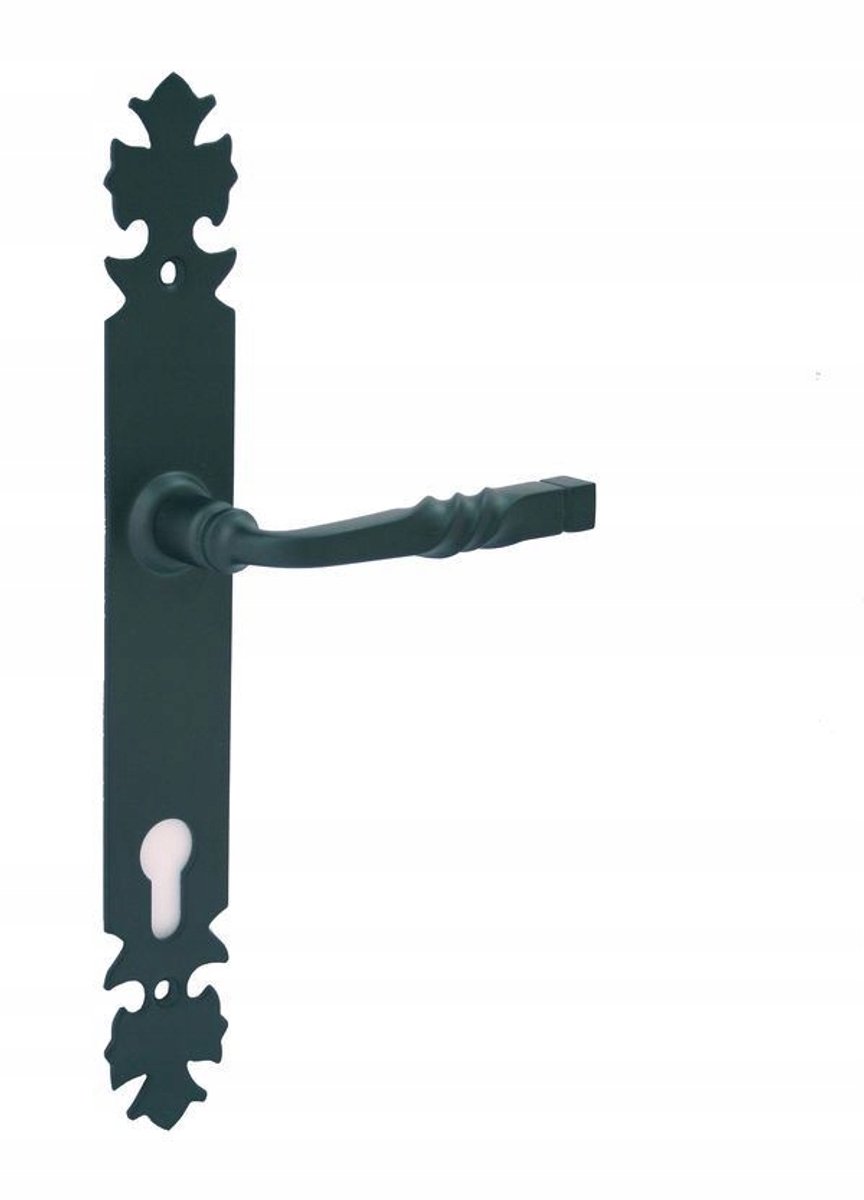 HADES P18 Poortklinkstel Zwart - Afstand 72 mm
