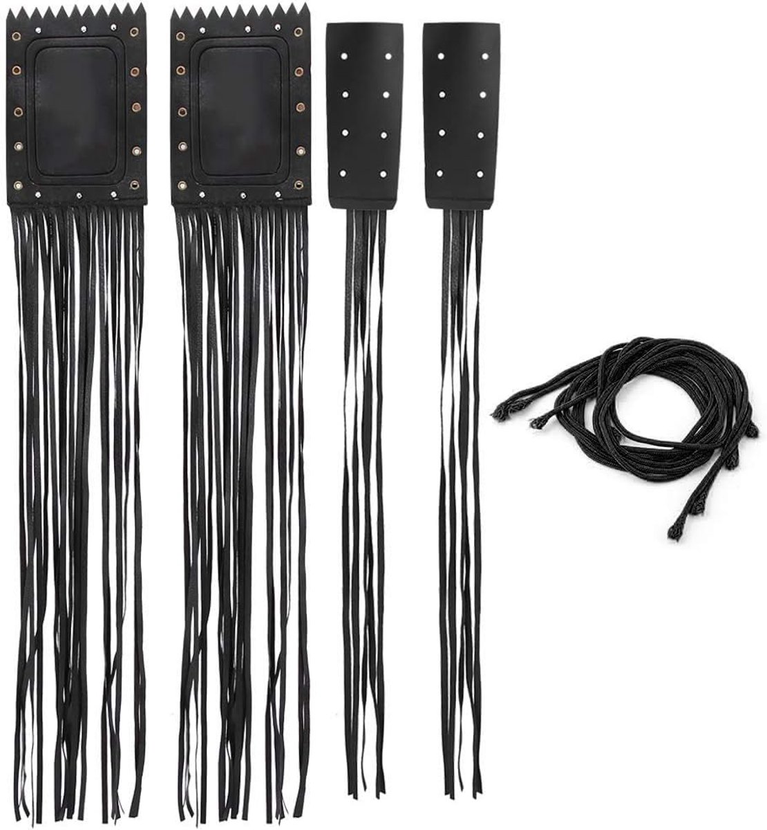 Motorfiets handvat tassel fringe grip cover - synthetisch leer - stijlvol design - voor comfort tijdens het rijden - ShopVlot