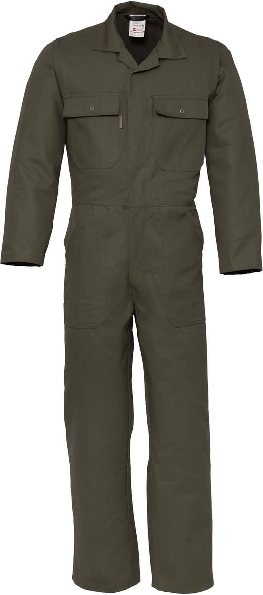 HAVEP Overall drukknoop Basic 2090 - Olijfgroen - 57