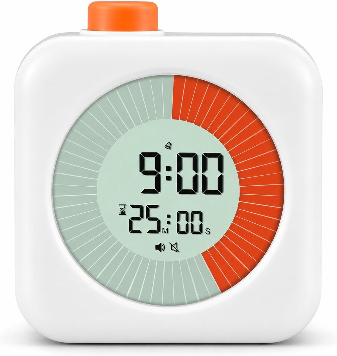 Digitale timer 3-in-1 - draaibaar - stil alarm - ideaal voor kinderen en ADHD - ShopVlot
