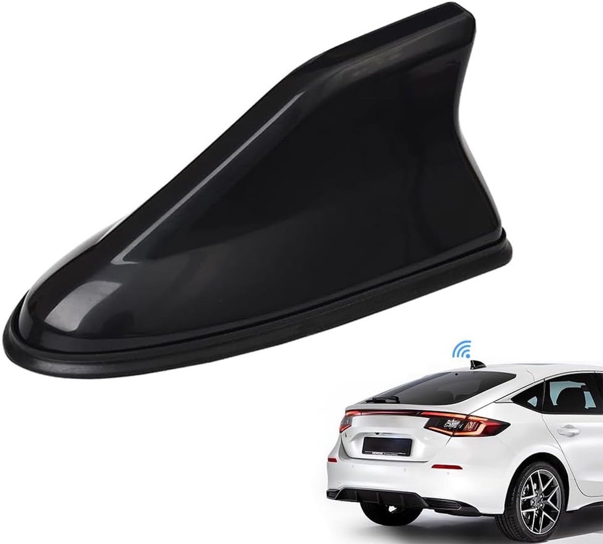 Shark Fin Antenna Cover for Car, Roof Radio, Adhesive Tape Replacement for Car, SUV, Truck, Decorative Antenna Base - ShopVlot