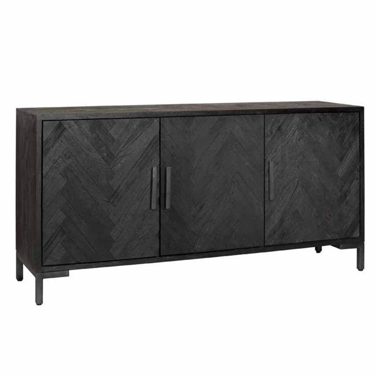 Tower Living Dressoir Ziano - Zwart Hout - 180x45x90cm