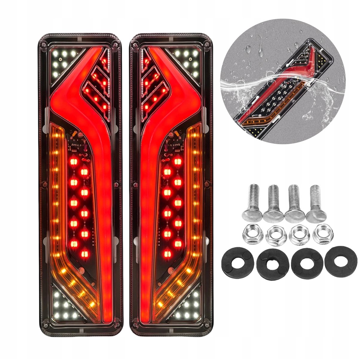 LED Achterlichten Set voor Aanhangers - 12V/24V