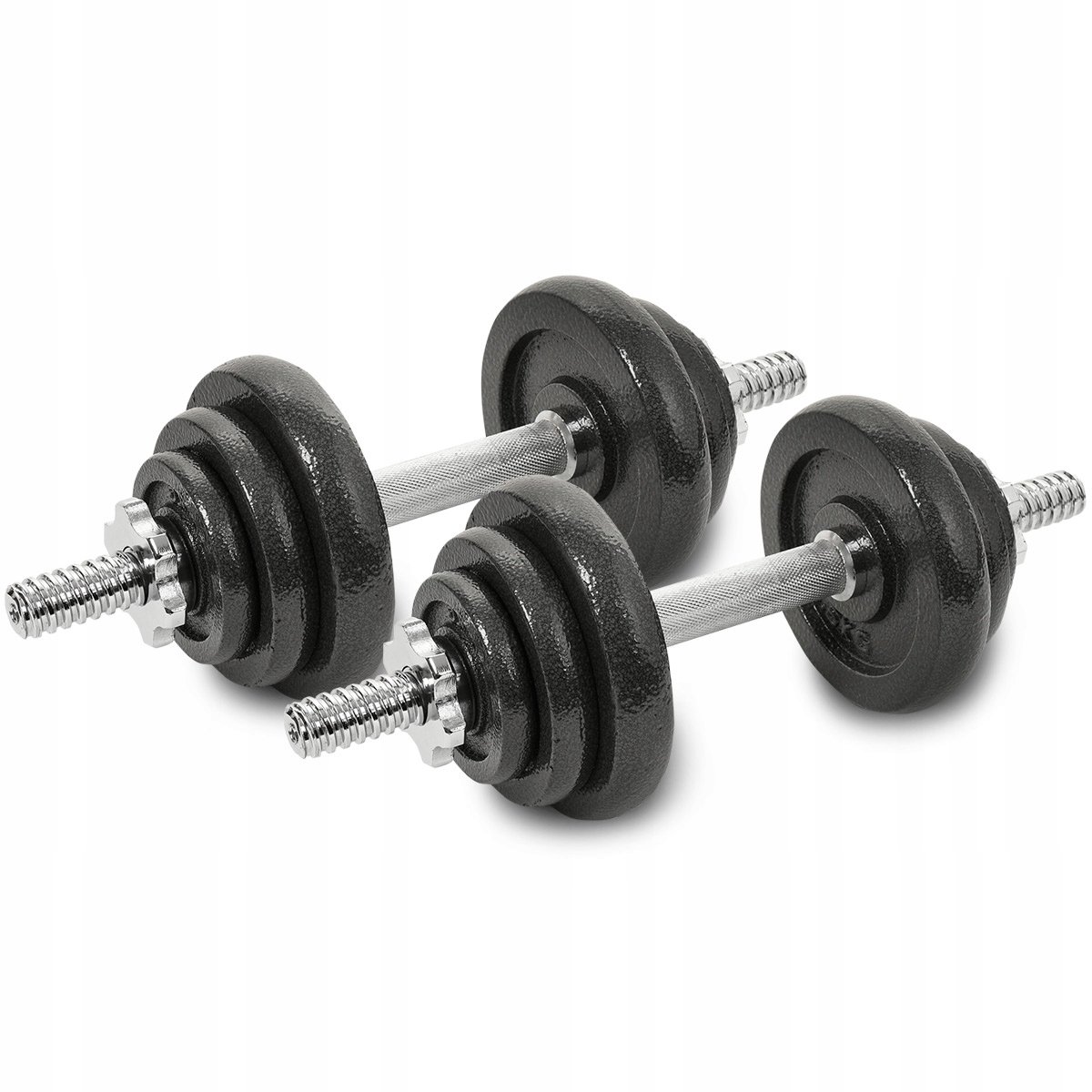 Verstelbare Gietijzeren Halters Set 2x10kg - Krachtraining