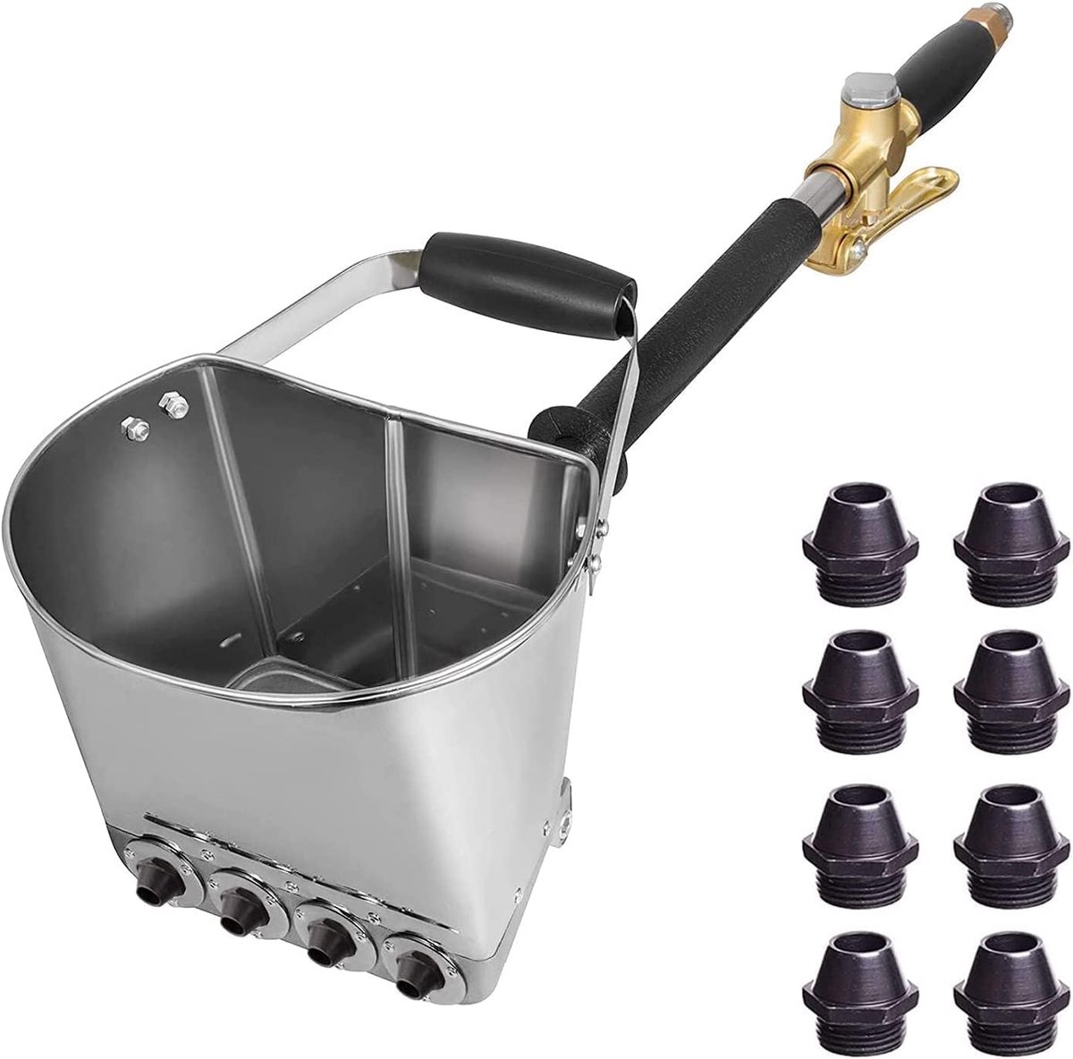 Multifunctional Mortar Sprayer, Cement, Mortar, Gun, Funnel Gun, Plaster, Gun, Spray Gun, Paint Gun with 4 Nozzles - ShopVlot