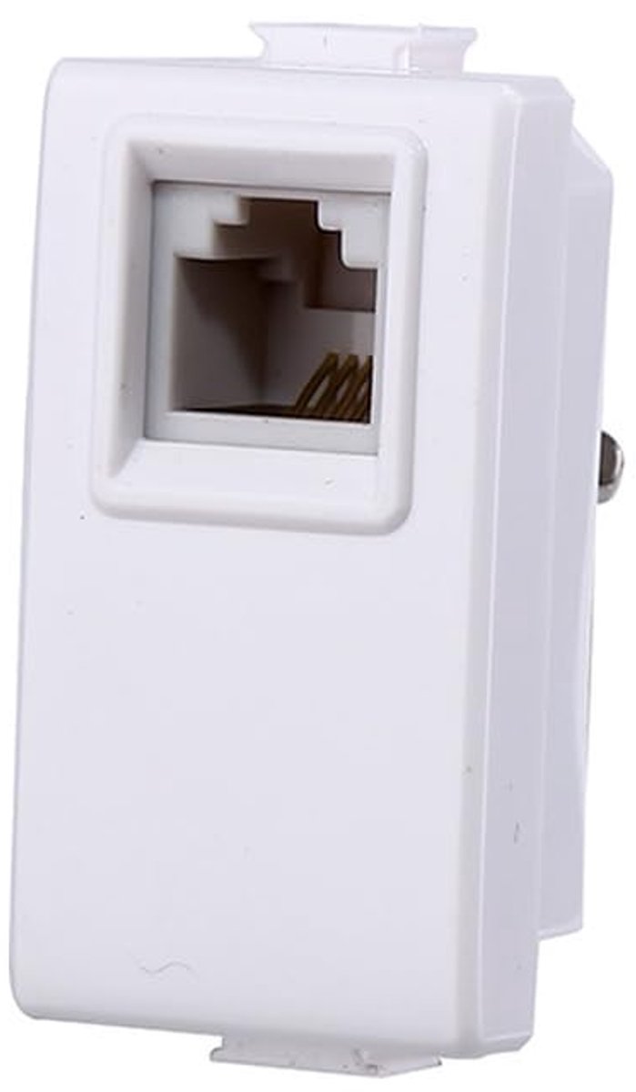 TV-aansluiting CAT5/CAT6 - RJ11 TV-socket - Geschikt voor Bticino Matix - Eenvoudige zelfinstallatie - ShopVlot