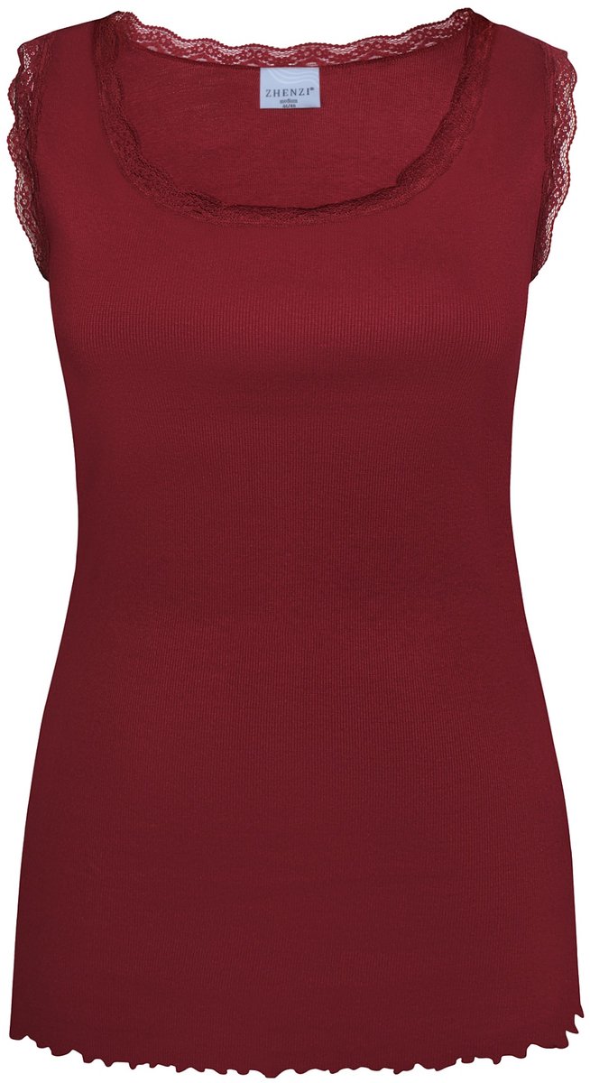 ZHENZI singlet kant randje