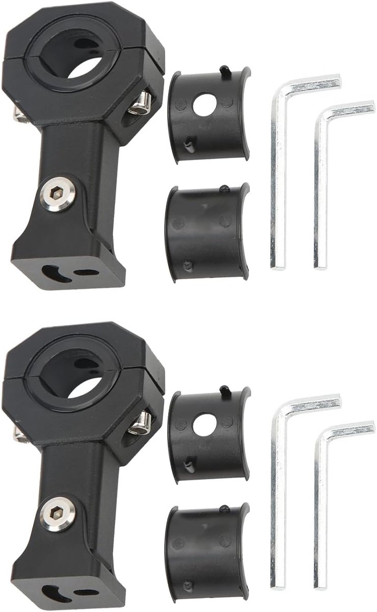 Motorcycle Headlamp Clamps Driving Fog Lights Work Auxiliary Lighting Universal Clamp Bracket Aluminum Alloy - ShopVlot