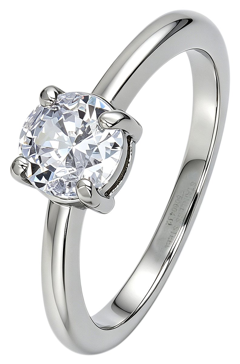 AKZENT Ringe Edelstahl, Verlobungsring Gr 54 - 60, langlebig