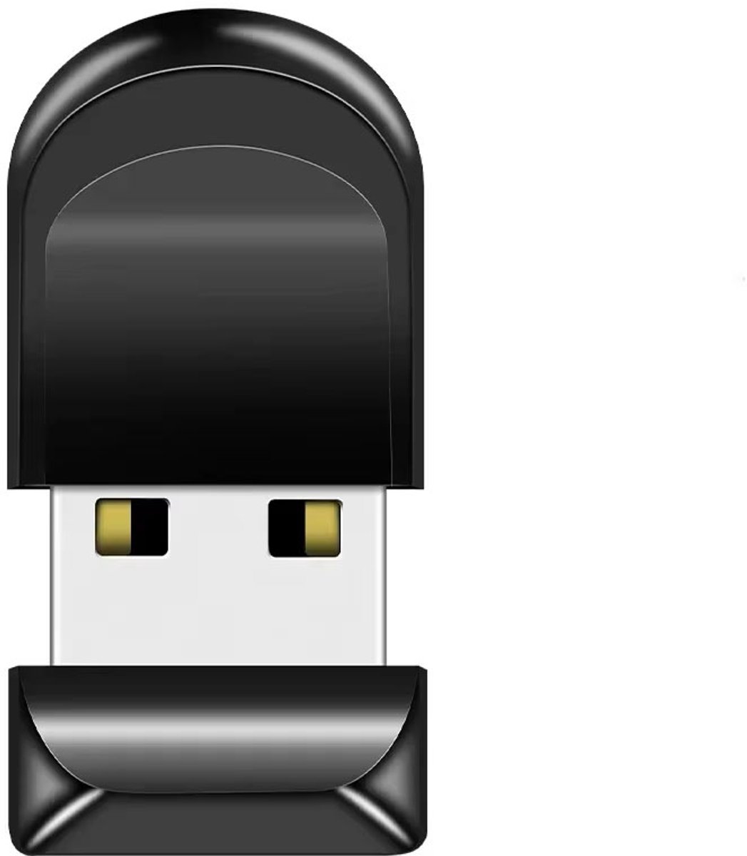 USB Stick 128GB – Snelle Mini Pen Drive met Sleutelhanger - Zwarte USB 2.0 Geheugenstick voor Opslag, Back-up, Bestanden, Foto’s & Relatiegeschenken