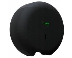LOSDI Jumbo Toiletpapier Dispenser Luxe Mat Zwart