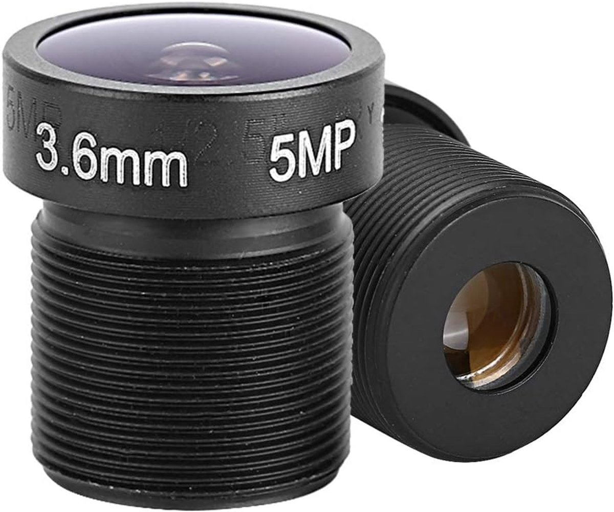 3.6mm Prime 5MP HD Wide Angle Fixed Focus Lens for M12 Mount Surveillance Camera - ShopVlot