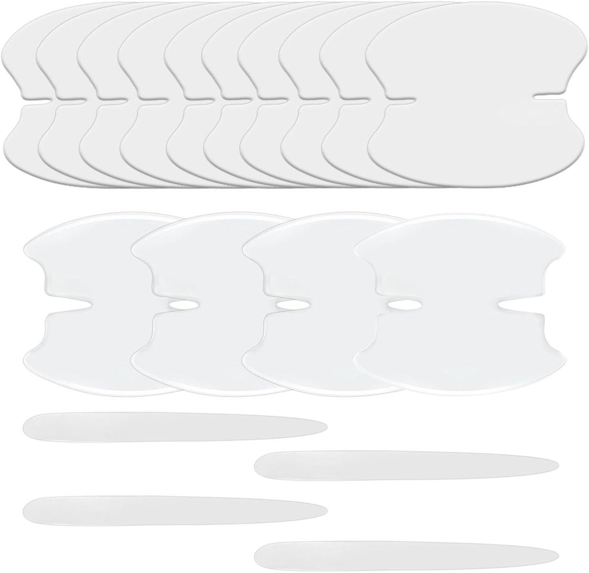 18Pcs Car Door Handle Protective Film, Transparent Anti-Scratch Film, Door Lock Protective Film, Door Paint Protective - ShopVlot