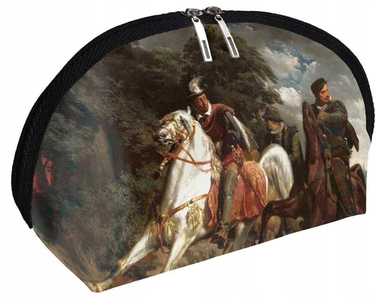 Merkloze Polyester Make-uptas met Sublimatiedruk - 28x15 cm