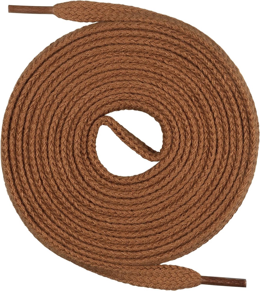 Mount Swiss©, Premium Shoelaces, 1 Pair of Flat Laces, 100% Cotton, Tear-resistant, 7 mm Wide, Adults (Unisex), Light - ShopVlot
