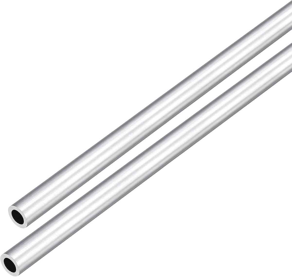 DMiotech 2pcs (6mm OD x 4mm ID) 6063 Aluminum Round Tube 300mm Length Industry Metal Tube for Machinery Frame - ShopVlot