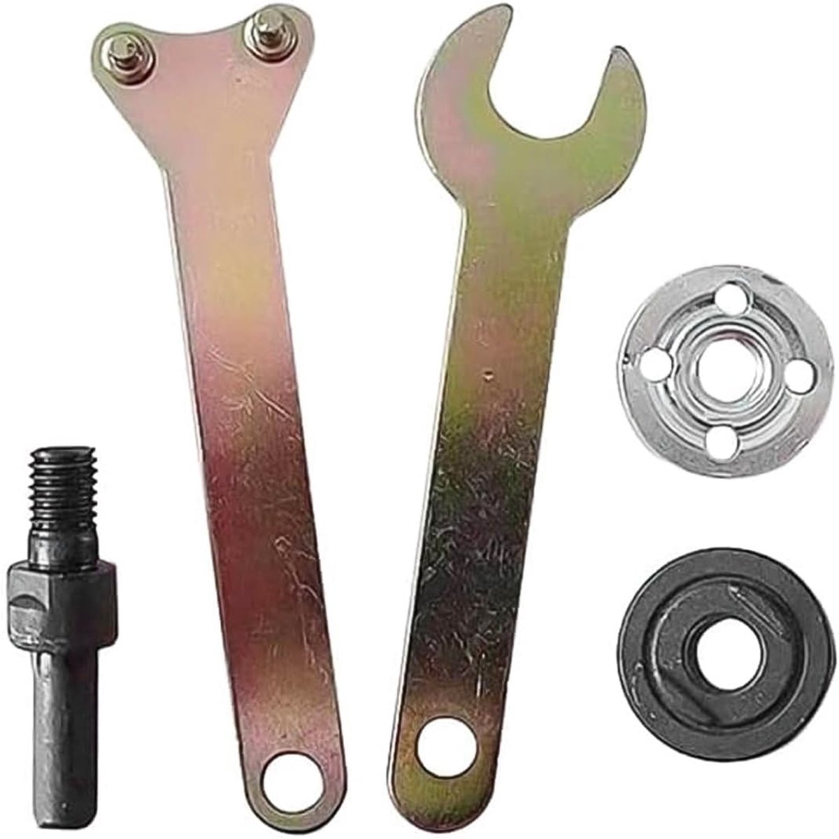 Boormachine adapter set 10mm - 5-delige conversiekit - voor hoekslijper - veelzijdige gereedschap aanpassing - ShopVlot
