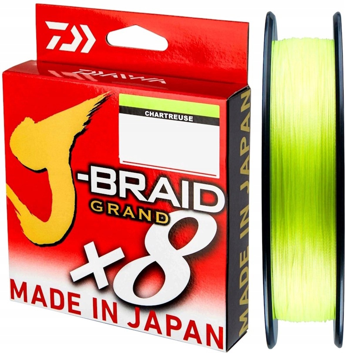 Daiwa J-Braid Grand X8 0.06mm 5kg 135m Fluoro Spinning Vlechtlijn