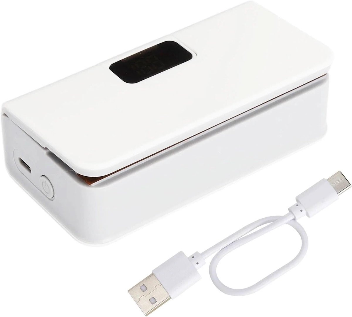 Folielasapparaat mini - USB C oplaadbaar - 6 temperatuur niveaus - sluit snackzakken - ShopVlot