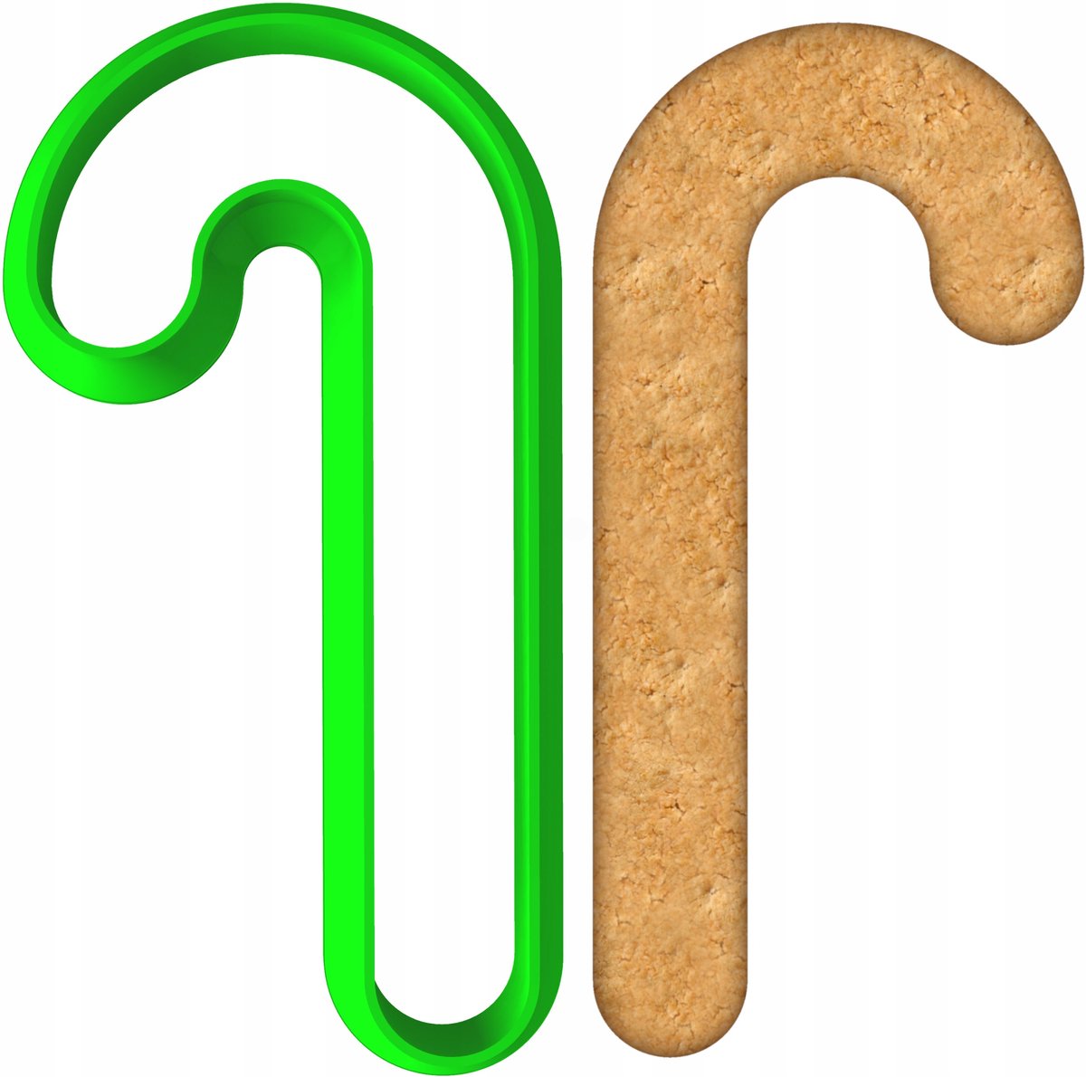 Koekjesvorm Kerst Lolly 8cm - Bakvorm voor Koekjes & Peperkoek