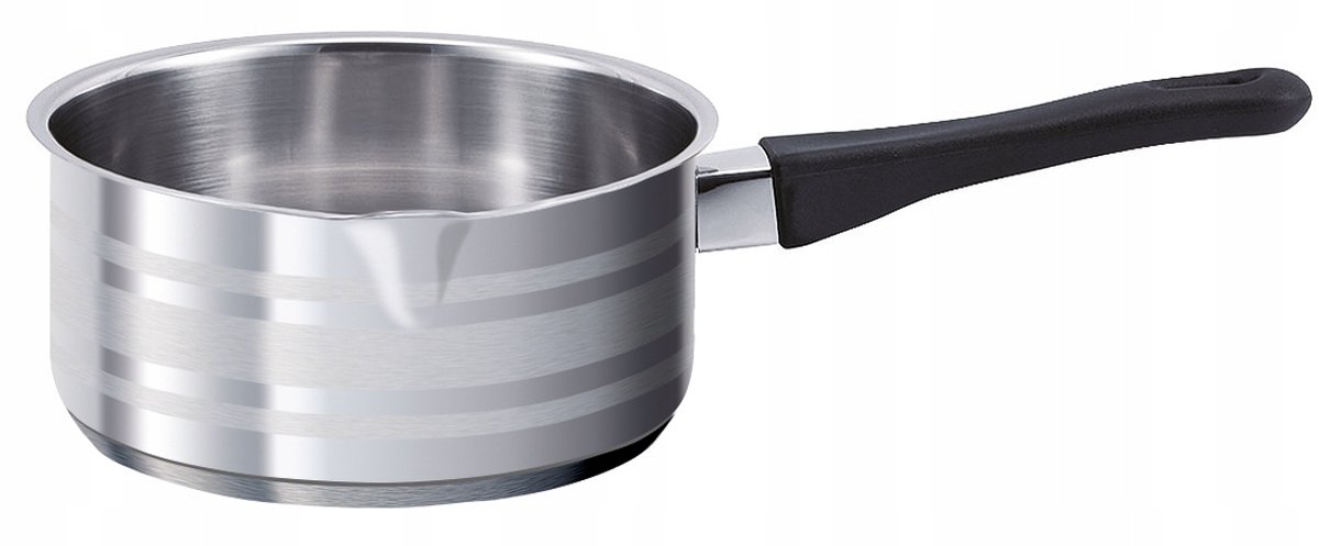 RVS steelpan 12cm, 0.8L, inductie geschikt, SSW Olive