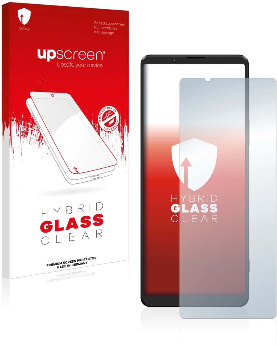 upscreen - Screenprotector voor Sony Xperia 1 III - Folie Beschermfolie Beschermglas transparant