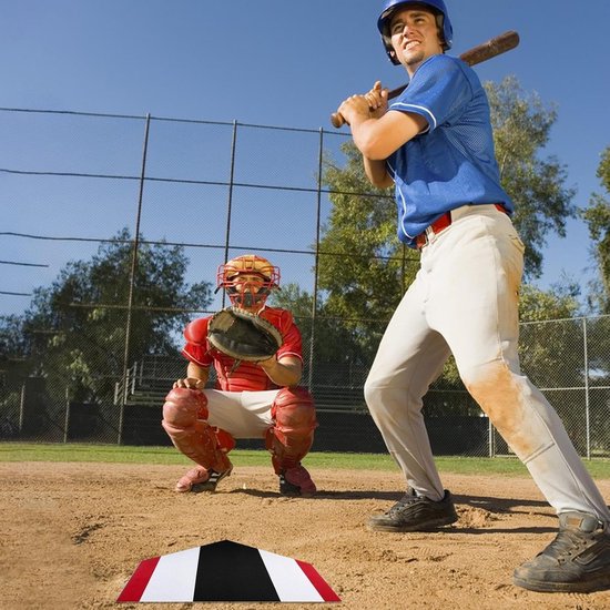 Softball Slagmat - Trainingsmat Opvouwbaar - Softbal Training - Strategische Zone Indeling - 43 x 43 cm - Meerdere Kleuren — afbeelding 4