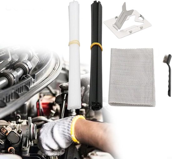 Kunststof Las Set - Reparatieset Bumpers - Kunststof Repareren - TPO en PP Staven - 5 Delig - Diverse Kleuren — afbeelding 4