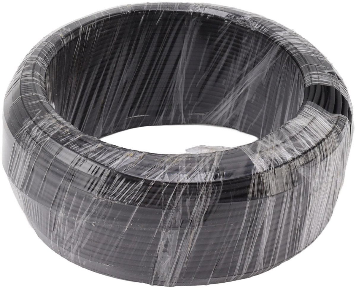 Dailygoods- Vormdraad 3,0 mm - Aluminium Draad - Zwart - 1 Kg - Duurzaam - Eenvoudig te gebruiken - Creatief decoratief effect - Bonsaidraad