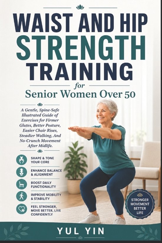 Waist and Hip Strength Training for Senior Women Over 50 - cover
