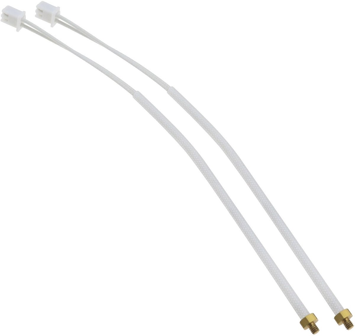 Dailygoods- Thermistor NTC 3950 100K - 2 stuks - HX2.54 Aansluiting - M3 Schroefkop - 15 cm Kabel - Compatibel met E3D V6 3D-printers - Temperatuursensor