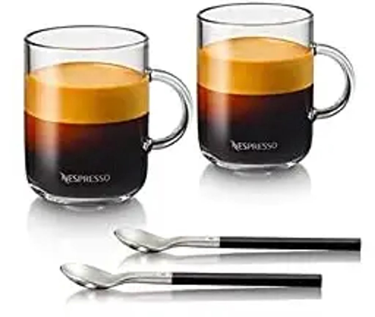 Nespresso Vertuo koffiemokset - Vertuo - 2 mokken + 2 lepels -