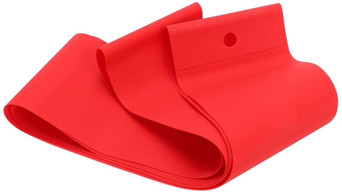 Fietsvelgstrip - Bandbescherming - Lekken Voorkomen - Slijtvast PVC - 80 mm breed - Rood