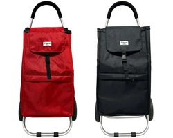 Winkelwagen cadi trolley 67l grote wielen