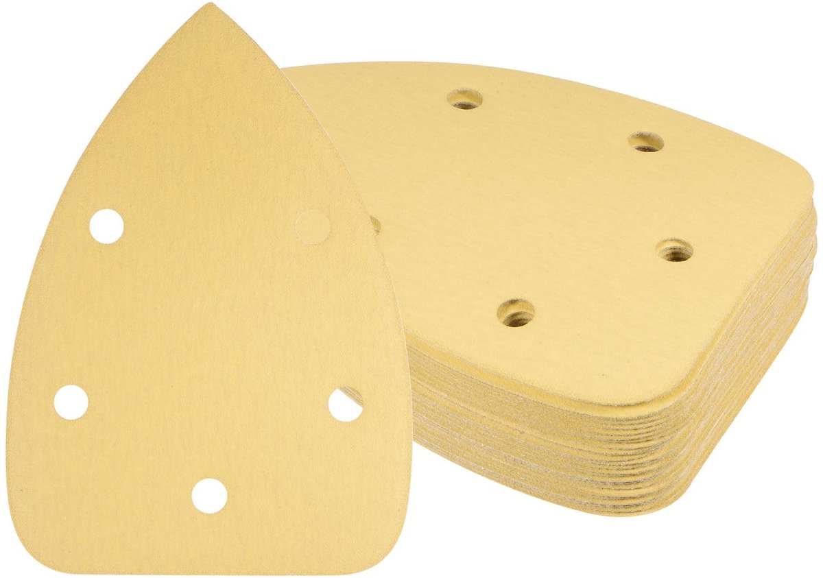 Dailygoods - 24 stuks schuurpapier - Schuurpapier voor details - Geschikt voor polijsten van houten meubels - 9 inch x 5,5 inch - Korrel 240 - Alumini...