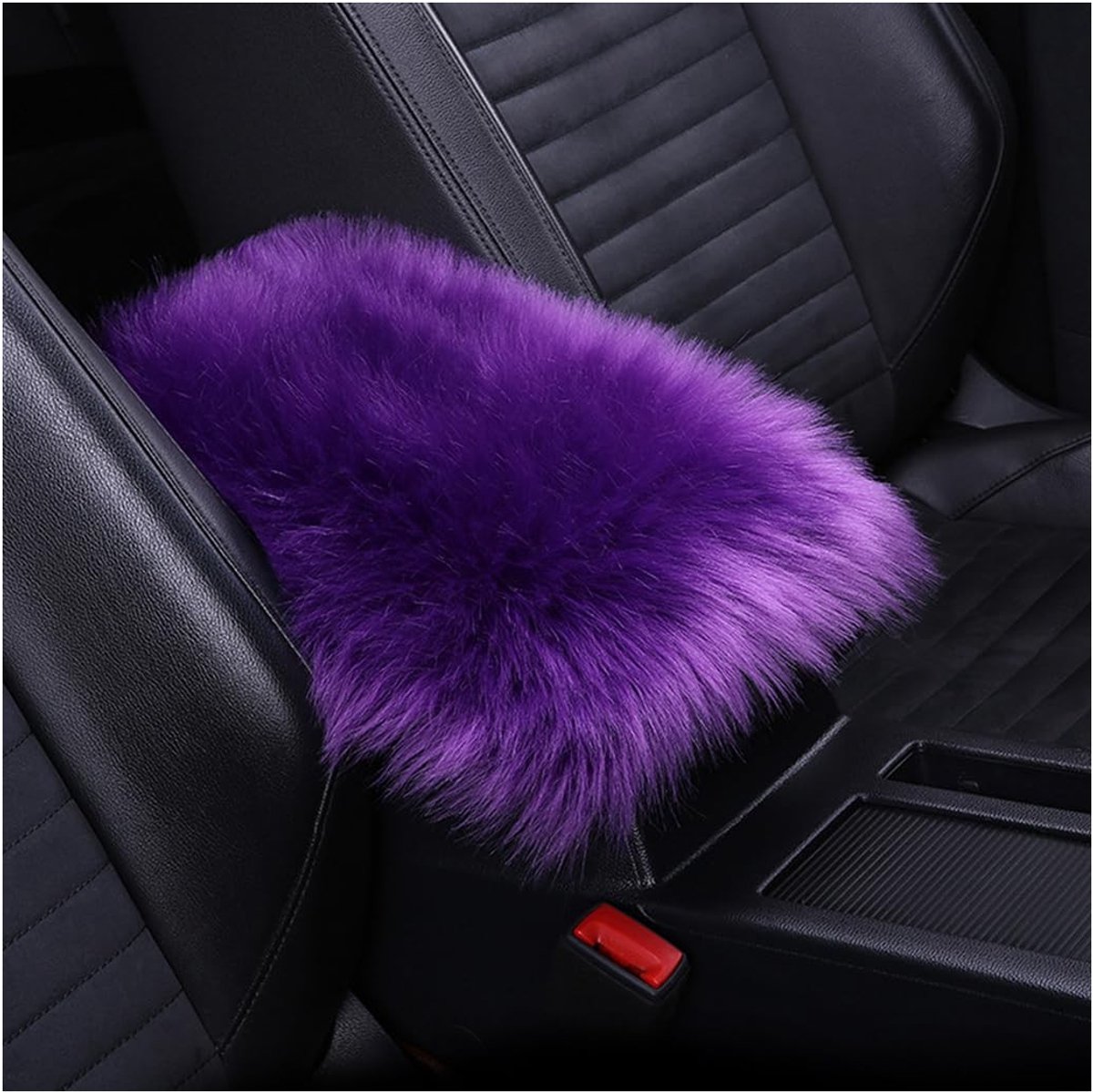 Dailygoods- Armleuningkussen Pluche - Armleuningkussen Bureaustoel - Auto Accessoire - 30cmx20cm - Comfortabel - Gemakkelijk Schoon te Maken - Armsteunhoes