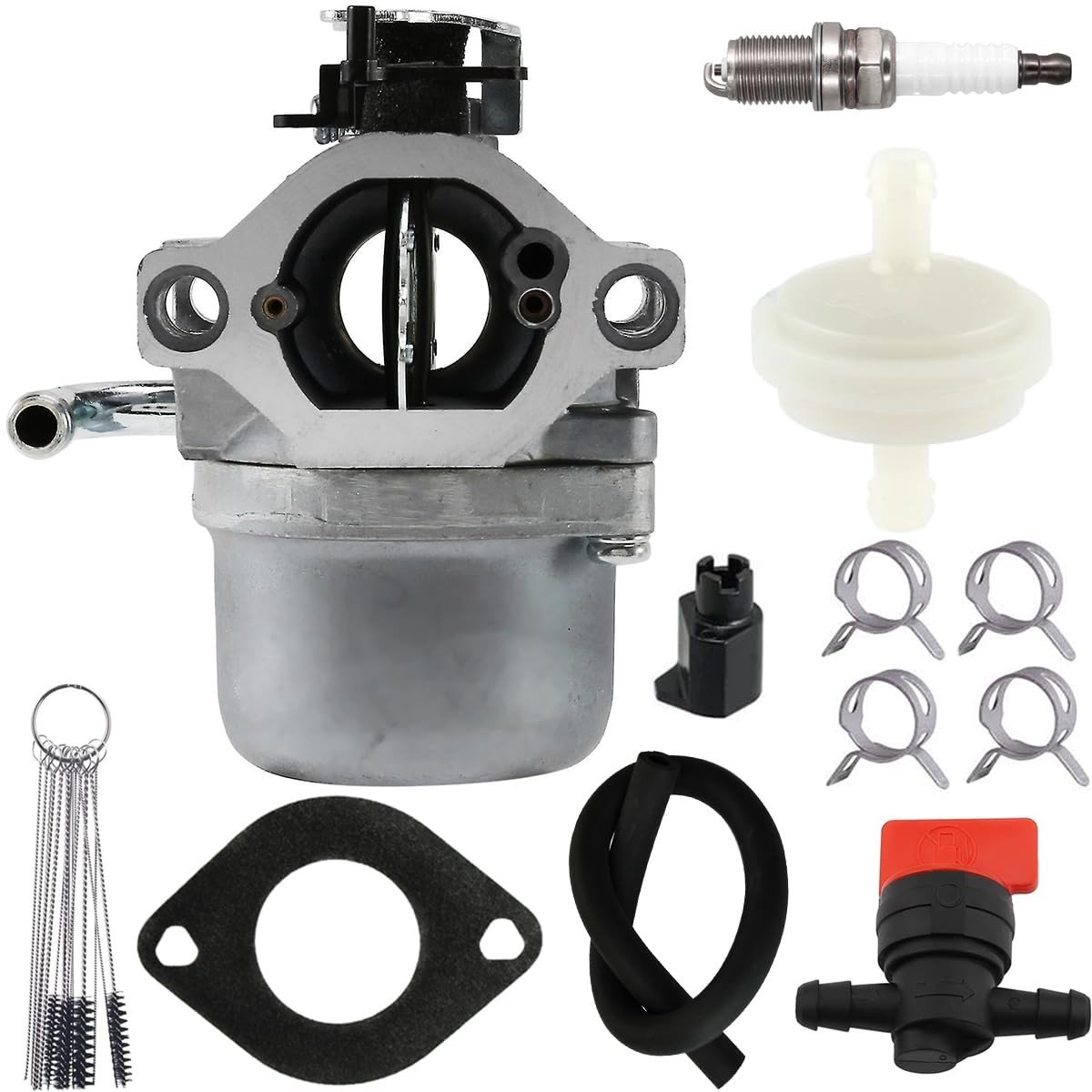 Dailygoods- Carburateur Reserveonderdeel - Carburateur Kit - Afdichting - Brandstofslang - Filter - Compatibel met B&S Motoren - Grasmaaier Carburateur