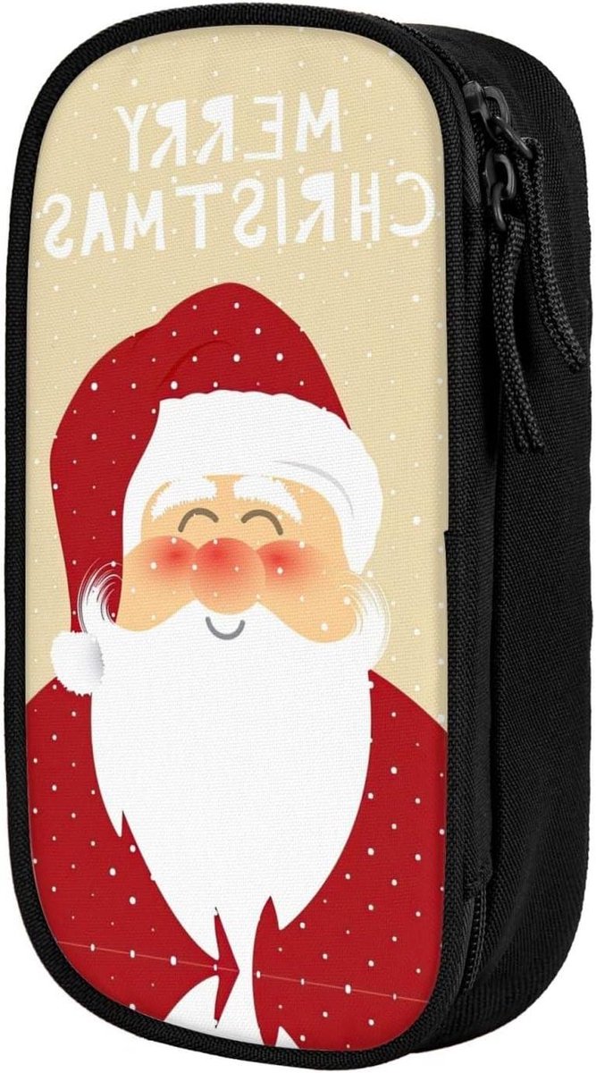 Schooletui Grote Capaciteit - Pennendoos Organizer - Briefpapier Opbergen - Praktische 3 Vakken - 8.3 x 4 x 2 Inch