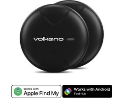Volkano TagTrace Duo Bluetooth tracker – 2 stuks – Zwart