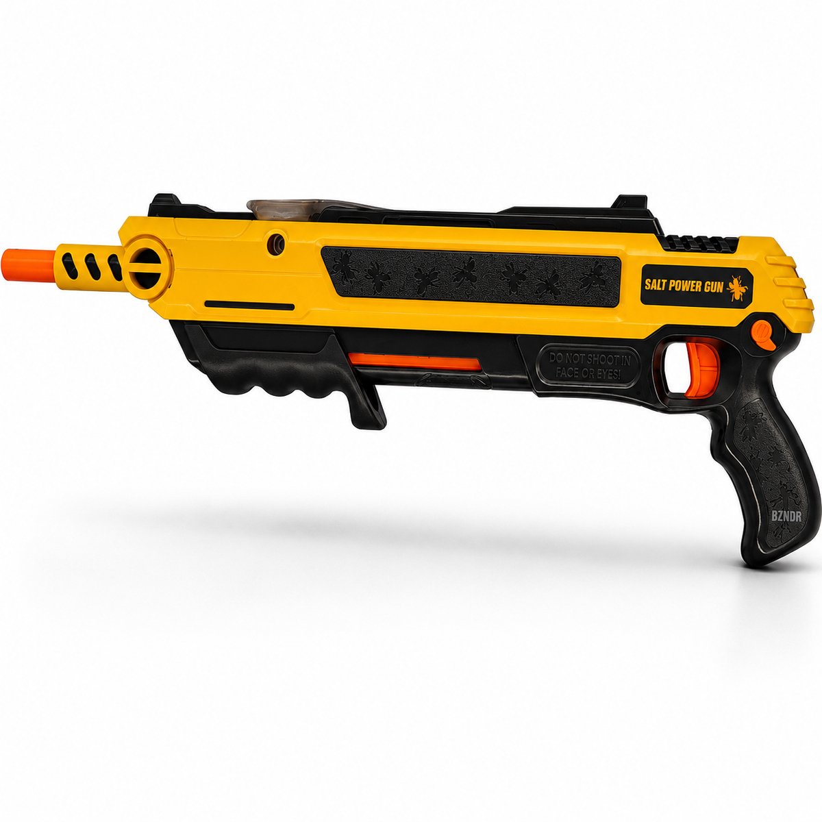 Zoutpistool - BZNDR® Geel - Geen Bug A Salt - Vliegenmepper - Bug Buster - Zout Geweer - Zoutpistool - Tegen Vliegen - Salt Gun