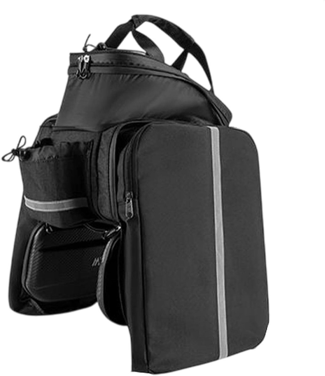 Fiets bagagedragertas - Fietstas achterdrager - Outdoor reizen - Uitbreidbaar ontwerp - 17L tot 31L - Multicolor