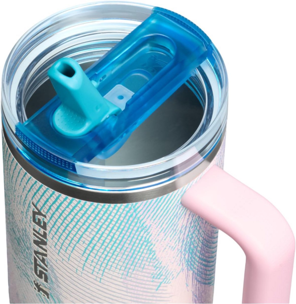STANLEY Quencher ProTour Flip Straw Tumbler 1.2L (Sea Glass Plume) – Lekvrije Drinkbeker met Rietje & Handvat – Geïsoleerd RVS – BPA-vrij – foto 4