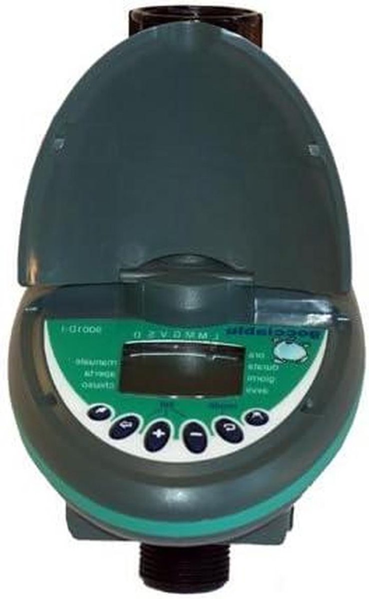 Bewateringscomputer - Programma Timer - Automatisch Besproeien - Programmeerbaar - 15 Volt - Grijs