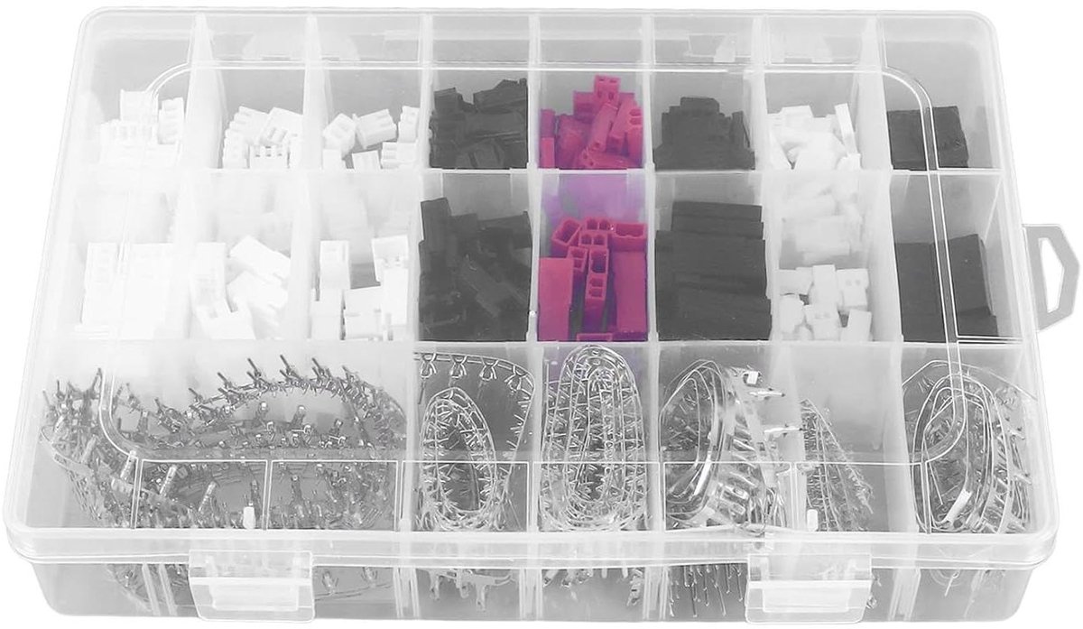 Connector Set - Draad Terminals - Elektronica Reparatie - 115 Delig Assortiment - 2.5mm Pitch - Diverse Kleuren