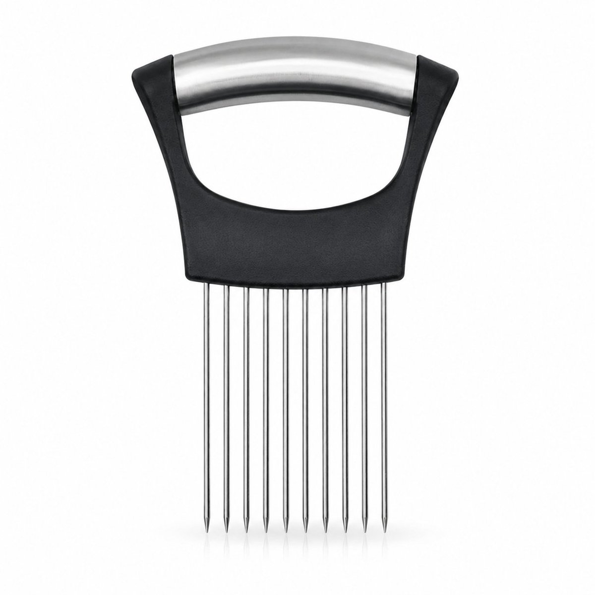 My Green Deal-RVS Uienkam – Uiensnijder – Snijhulp voor Ui en andere groenten - Premium 304 RVS – Ergonomisch & Vaatwasserbestendig