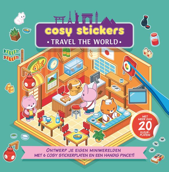 Cosy stickers - Travel the world - cover