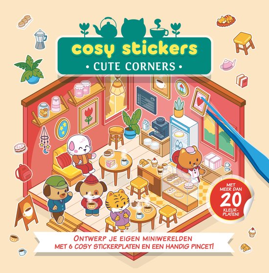 Cosy stickers - Cute corners - cover