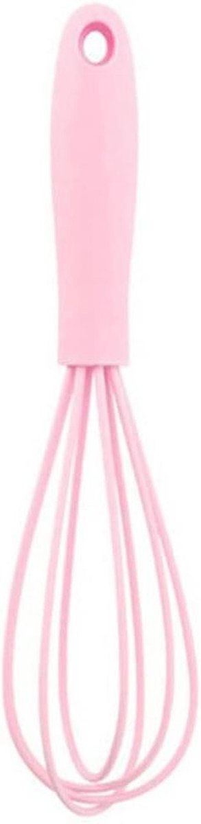 Siliconen Garde - Eierklopper Mixer - Beslag Mixen - Siliconen Omwikkelde Draden - 17x35 cm - Roze