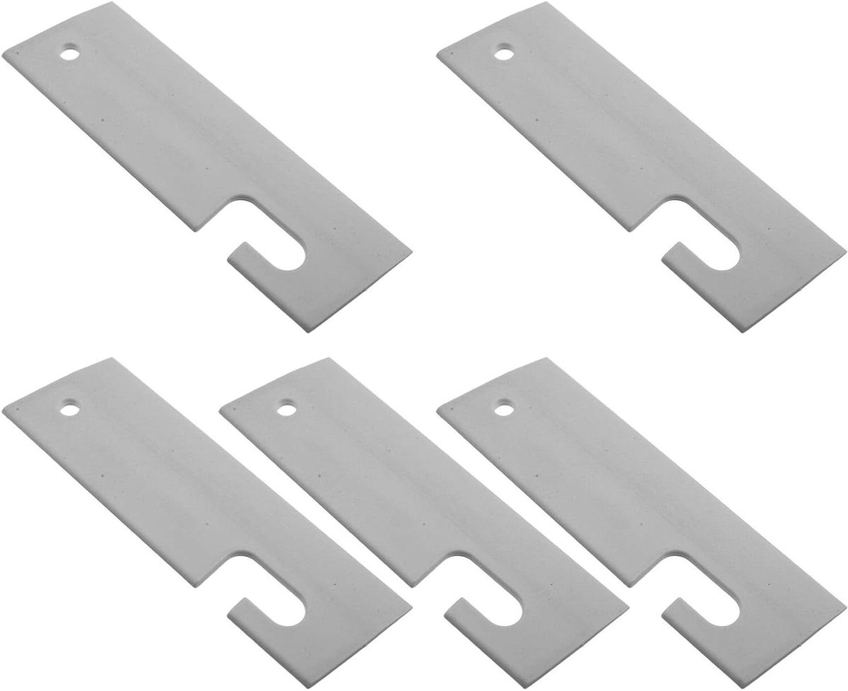 Mini Siliconen Raamwisser - Glaswisser Douchewisser - Effectief Water Verwijderen - Zachte Randen Antislip - 21 cm - Grijs